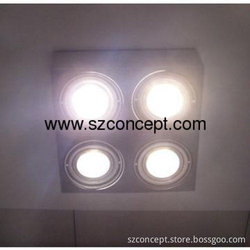 40W LED Hanging Light With 4pcs AR111 10W Lamp, led Ceiling Light - P